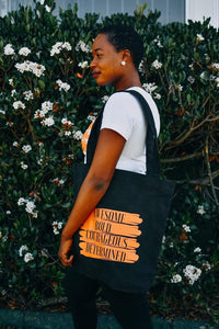 Awesome, Bold, Courageous , Determined Tote 100% cotton canvas- size 42cm x 42cm Tote Bags Your Inspiration Platform 